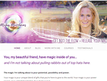 Tablet Screenshot of bewellbymichelle.com